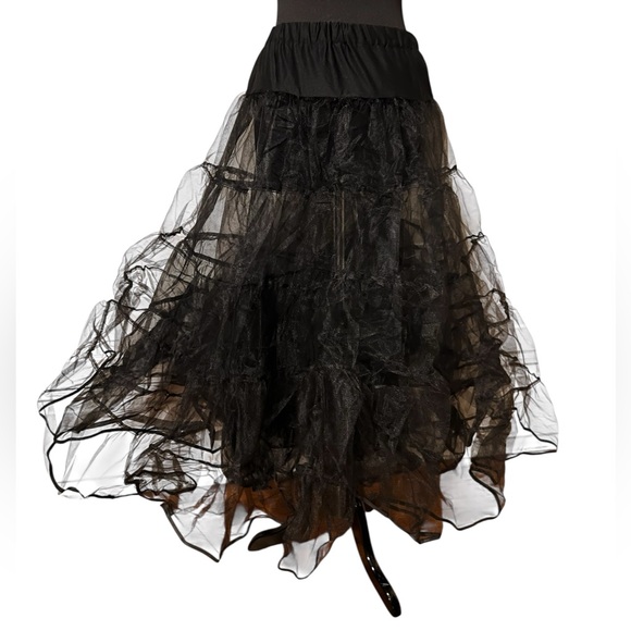 Dresses & Skirts - CRINOLINE Witchy Goth Costume Cosplay Underskirt Petticoat Halloween